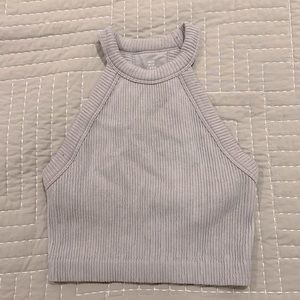 Aerie grey cropped tank top